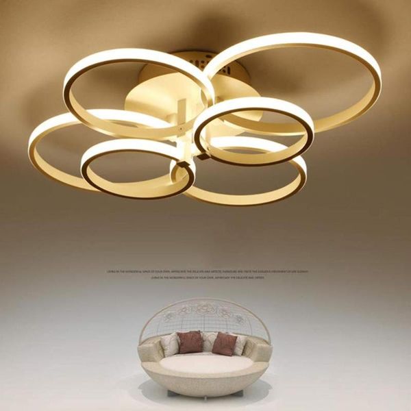 

ceiling lights modern led light super -thin circle lamp for living room dining bedroom 4/6/8 heads