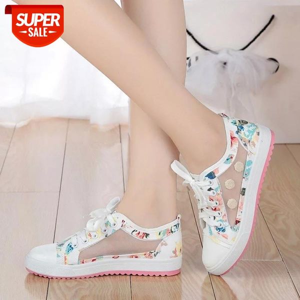

women casual shoes 2021 new arrivals printed women canvas shoes woman tenis feminino breathable sneakers women #6q45