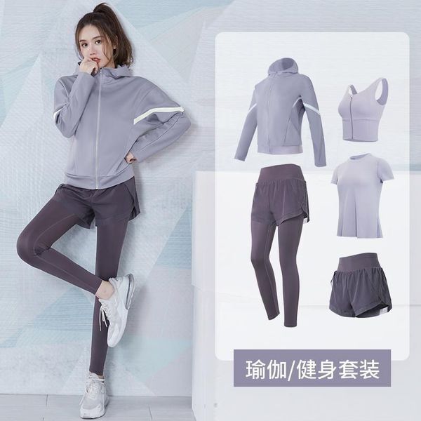 

yoga outfit two piece set women clothes women's running high spring autumn summer conjuntos de mujer ensemble femme