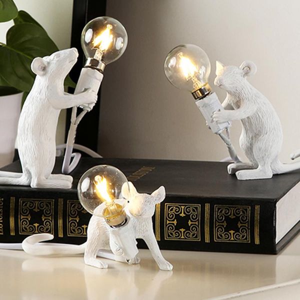 

table lamps italian mouse lamp creative decorative bedroom bedside nordic industrial wind mini animal
