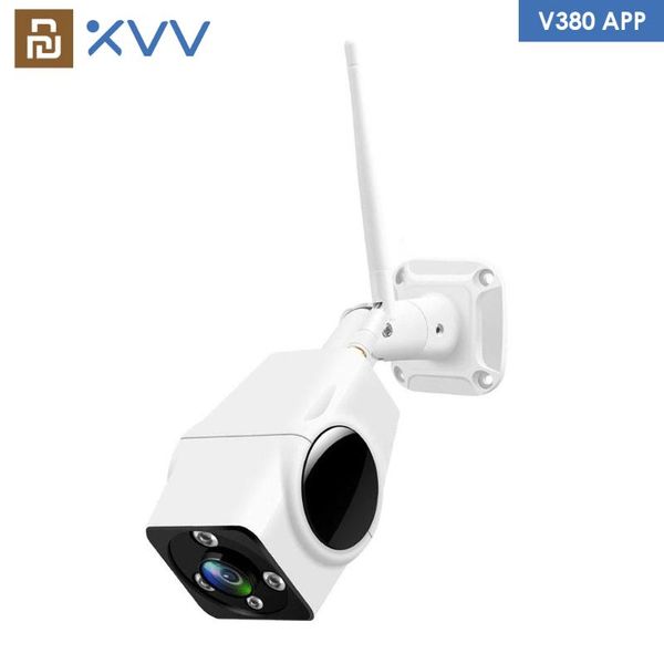 

cameras xiaovv b2 hd 1080p v380 app waterproof ip camera h.265 ir night vision motion detection home security wifi baby monitor