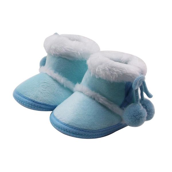 

infant newborn baby girls cashmere plush winter boots bandage warm shoes newborn boy kids' shoes buty dla dziewczynki kawaii