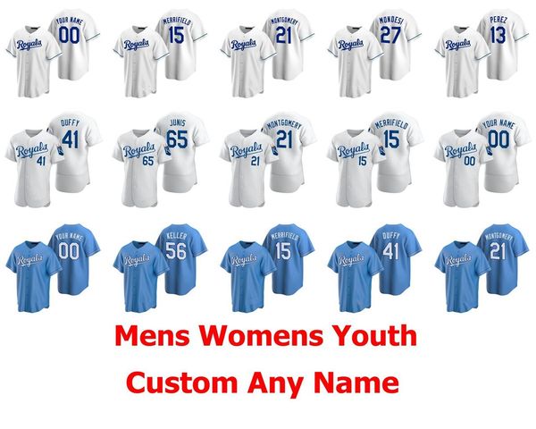 

custom royals jorge soler 20 21 kansas city jersey whit merrifield jackson danny duffy nicky lopez ryan ian kennedy keller baseball jerseys, Blue;black