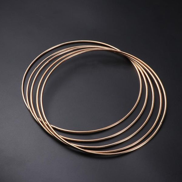 

10pcs diy dreamcatcher round ring dream catcher accessory iron (150mm) decorative objects & figurines