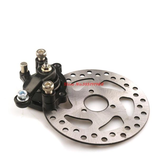 

motorcycle brakes 49cc brake disc plate gas mini dirt bike rear caliper kit 140mm and friction rotors electric scooter atv