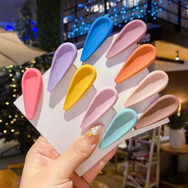 

children cute colors acrylic petal ornament hair clips girls lovely alloy barrettes hairpins kid sweet accessories, Slivery;white