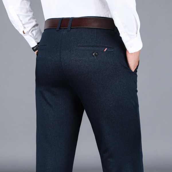 Pantaloni da uomo 2021 Casual Plus Size 28-42 Fibra di bambù in fibra di cotone puro di alta qualità Fashion Adatto a quattro colori Pantaloni maschili