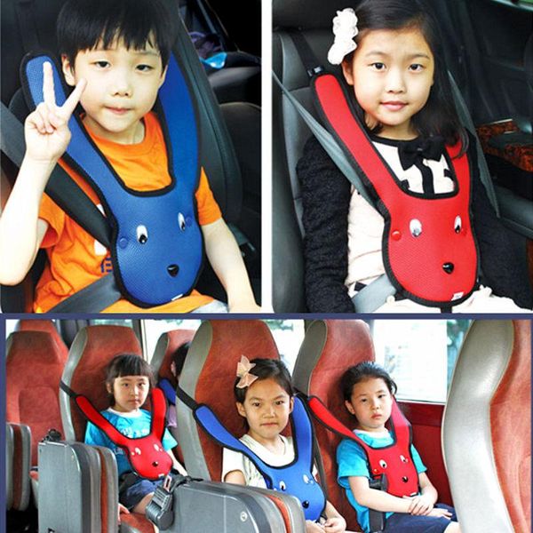 

safety belts & accessories children's car belt adjustment cover holder vehicle antitightening limiter baby cute chid shoulder seatbelt