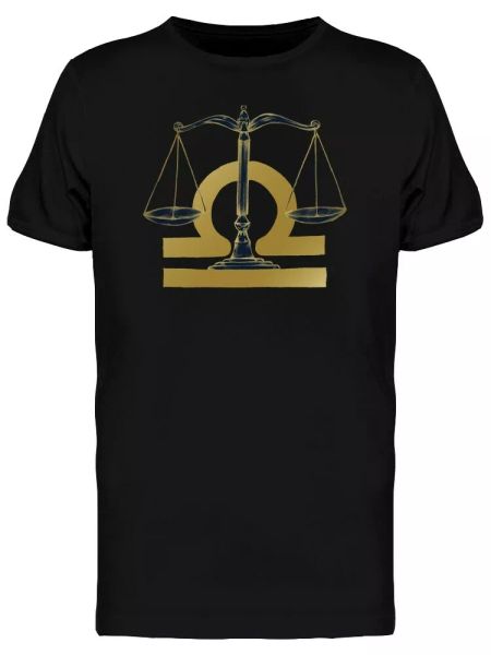 

Horoscope Symbol Of Libra Men's Tee -Image by Shutterstock, White;black
