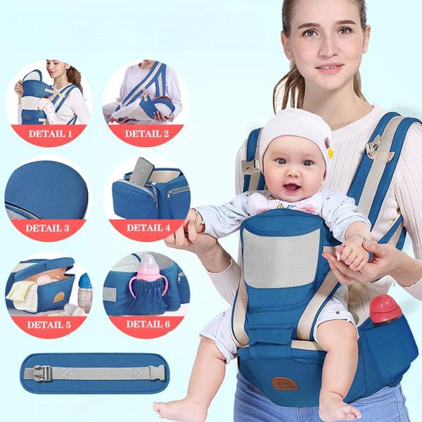 

carriers, slings & backpacks 0-36m ergonomic baby carrier infant hipseat waist front facing kangaroo sling for travel 4 in 1