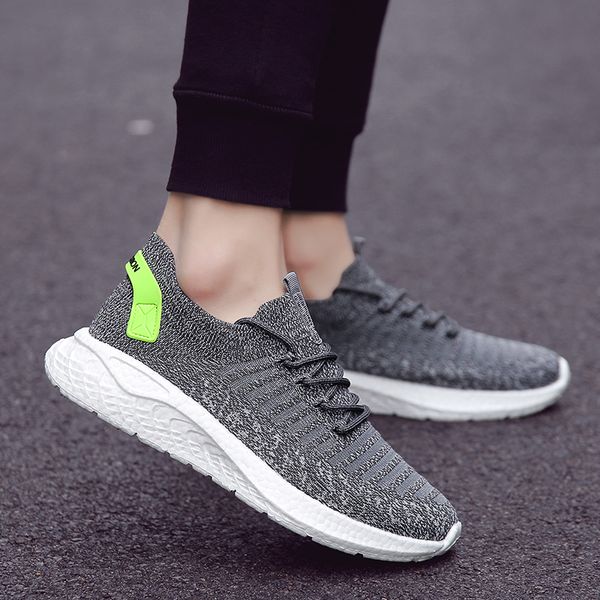 

big size 46 womens men running shoes gray blue black white outdoor jogging sports trainers sneakers code: lx33-0810