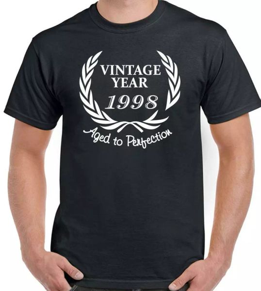 

halo 1998 mens funny 23rd birthday 23 years old gift, White;black