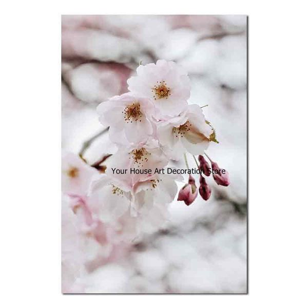 

paintings cherry scenery decoration flowers poster canvas painting and living room wall art prints for modern home decor
