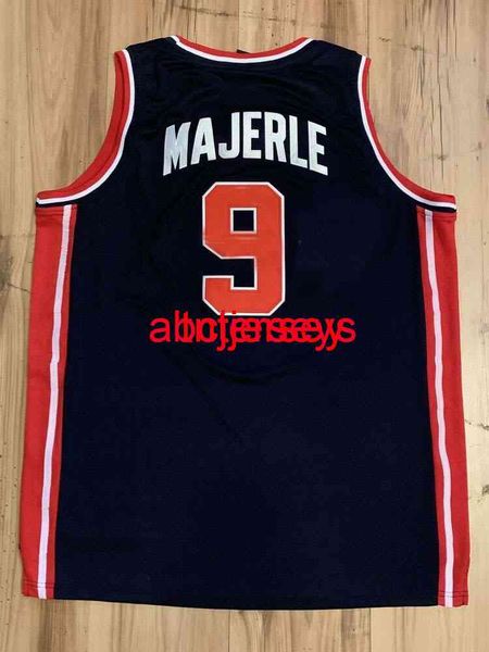 

stitched vintage basketball dan majerle jersey embroidery size xs-6xl custom any name number basketball jerseys, Black