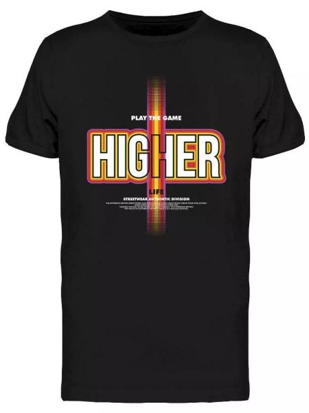 

Play The Game Higher Tee Men's -Image by Shutterstock, White;black