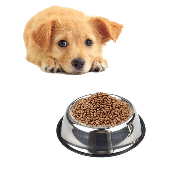 

dog bowls & feeders stainless steel puppy feeder feeding foods water dish bowl for pet cat