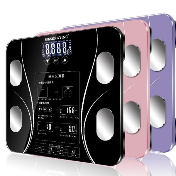 

smart scales precision home weight electronic led glass digital scale floor mechanical bilancia pesapersone household products dh50tz