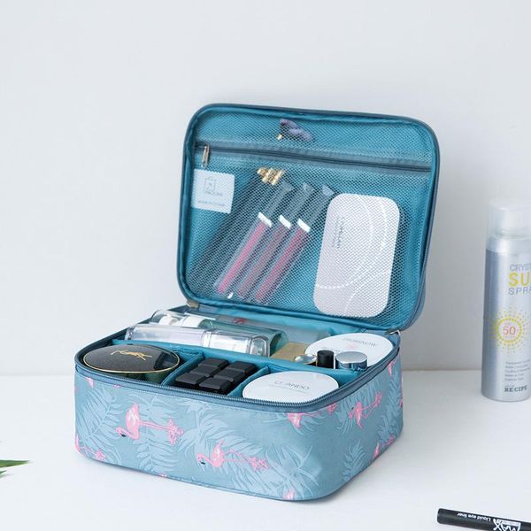 

Capacity Makeup Bag Toiletries Organizer Bathroom Multifunction High Professional Neceser Bags BC50SNB Storage