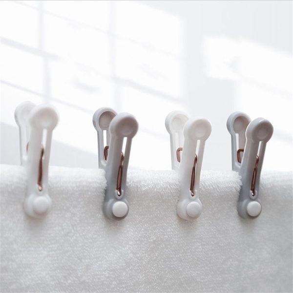 

hangers & racks 16pcs soft rubber pad clothes pins pegs holders clothing clamps sealing clip household clothespin clips for outdoor trip