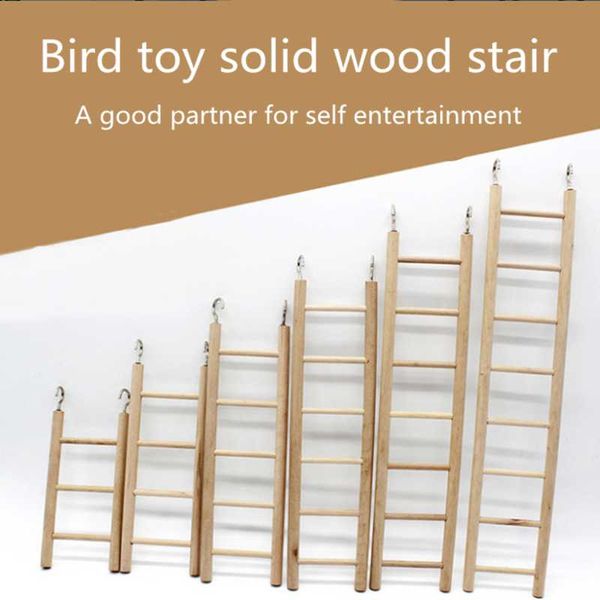 

other bird supplies birds toys solid wood stairs interesting amuse oneself and relieve boredom suitable for parrots, sugar gliders