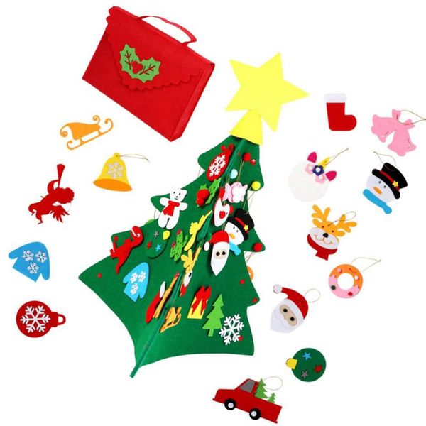 

christmas decorations 1 set diy felt tree ornament merry xmas children trees