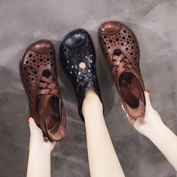 

sandals women wedges shoes woman heels chaussures femme soft bottom platform gladiator casual pfhz, Black