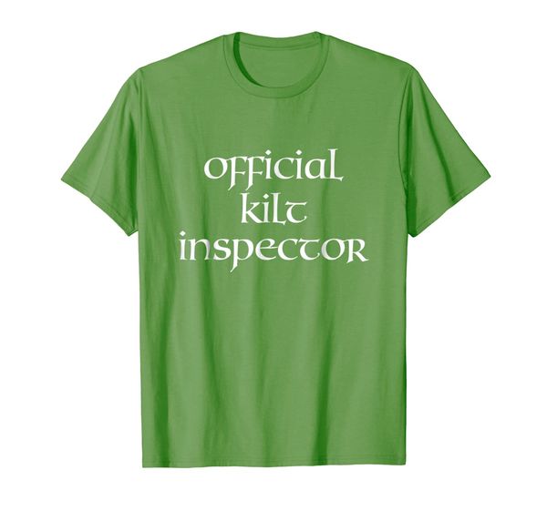 

Funny Scotland Official Kilt Inspector T-Shirt, Mainly pictures