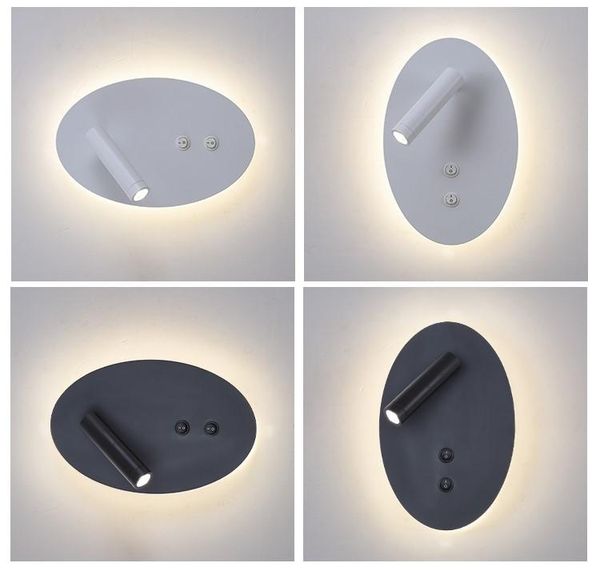 

wall lamp modern simple fashion villa el bedroom bedside living room background