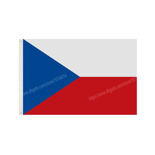 Tschechische Republik Flaggen National Polyester Banner Fliegen 90 x 150 cm 3 * 5 Fuß Flagge weltweit weltweit kann sich angepasst werden