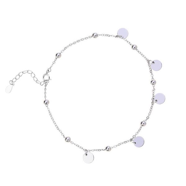 

anklets fashion ankletssilver chain for women beach party beads ankle jewelry girl gifts foot decoration, Red;blue