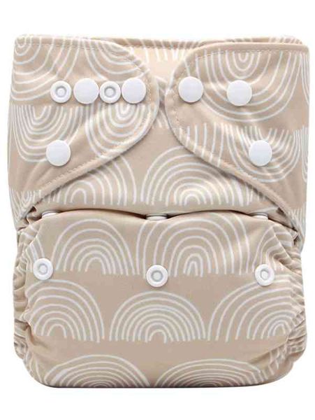 

1pc baby graphic print cloth diaper she