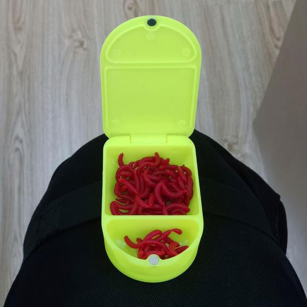 

lure bait box tie flipping storage case portable holder easy to use practical fishing accessories