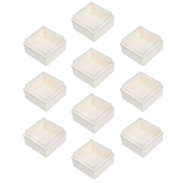 

gift wrap 10pcs cake packaging boxes disposable food packing with transparent cover