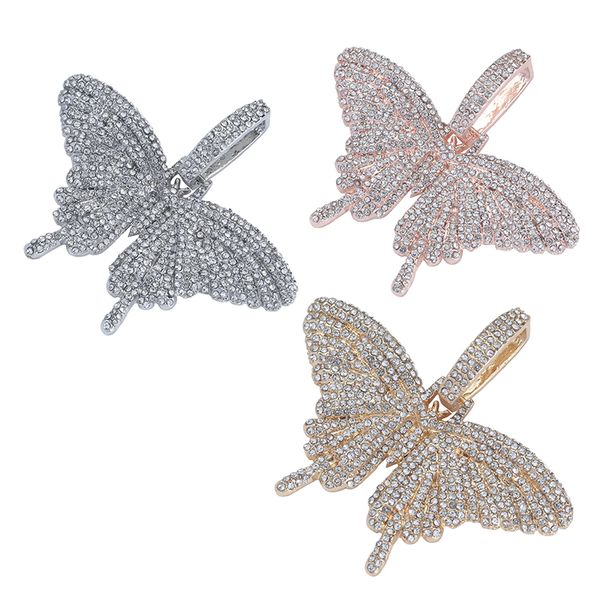 

benjamin 02,chains, fashion necklace, butterfly shape, full drill style, luxurious atmosphere, quality assurance,nl2024, Silver