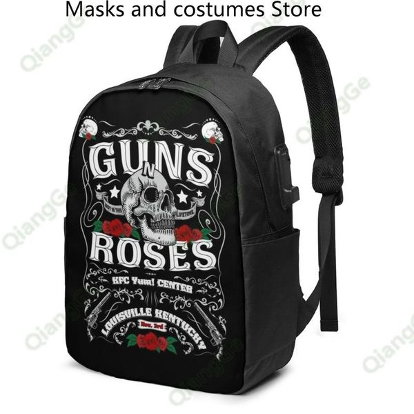 

backpack funny cute rock band guns n' roses axl rose 3d print custom children's usb for school kids size