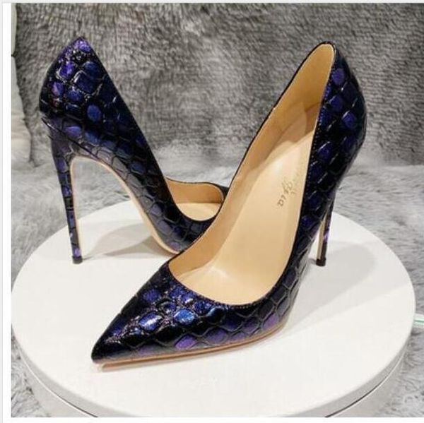 

2021 women red bottom heels wedding shoes pointed toe fine heel high heel dress 1, Black