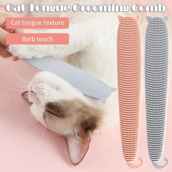 

cat tongue grooming comb pet floating hair removal massage brush dog apparel