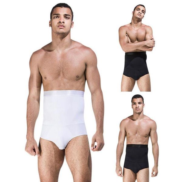 

men's body shapers 2021 man high waist slimming belt belly modeling strap underwear shaperwears, Black;brown