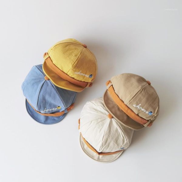 

berets cartoon bear painter cap korean version kids beanie hat for boy girl sborn baby beret caps lovely casual sboy, Blue;gray