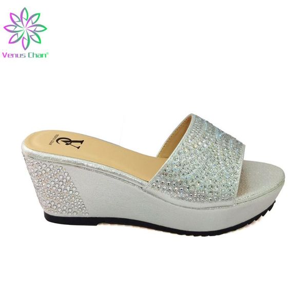 

dress shoes silver 2021 dew slippers summer concise rhinestonc stiletto mules women's pumps pointed toe slingbacks ladies party, Black