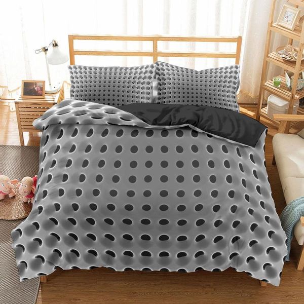 

bedding sets kotudenavy 3d digital printing soft quilt pattern duvet cover pillow three-piece hole