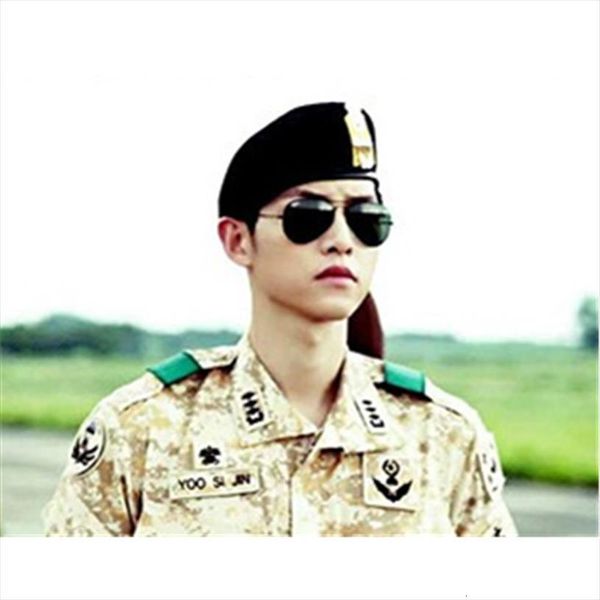 

parent child wool mesh net beret hat men women special forces soldiers hats breathable military cap for and kids, Blue;gray