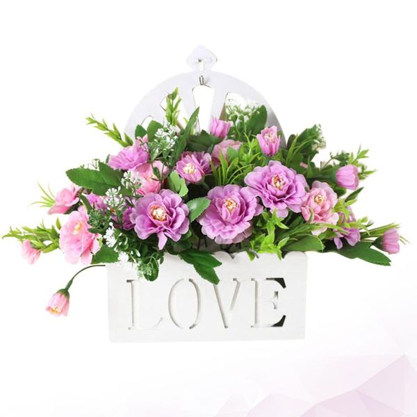 

storage baskets simulation flower basket decor lifelike ornament pography props artificial for indoor home decoration