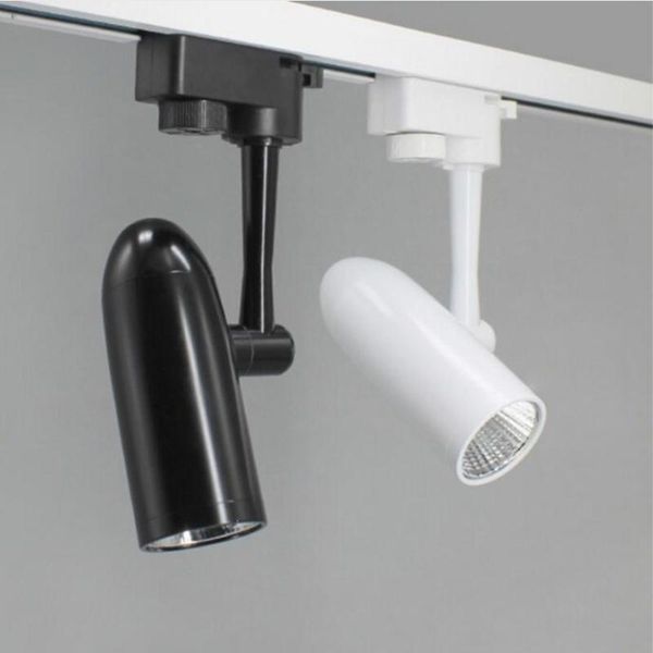

(6pcs) 10w 15w 20w cob led track light 2-wire connector ac85-265v lighting lights