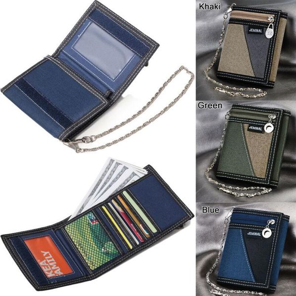 

wallets men's wallet canvas clip cash coin credit debit card purse short, Red;black