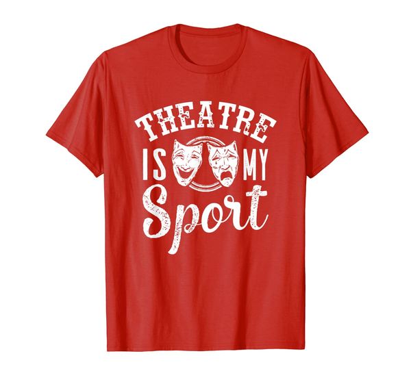 

theatre is my sport actor actress singer theater entertainer t-shirt, White;black