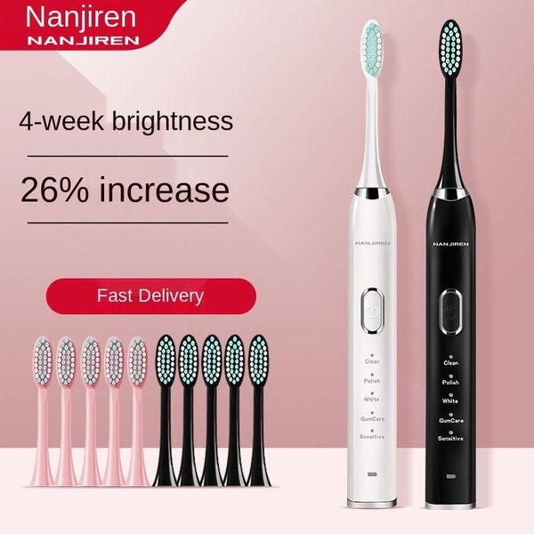

smart electric toothbrush soft bristle cute girl