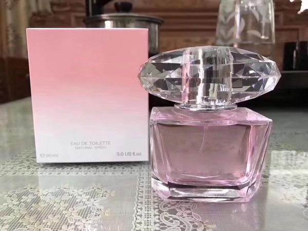 Perfumes por atacado Marca Garrafa Rosa para Senhoras Perfume Spray Longa duração Fragrância Natural Alta Qualidade Durável Entrega Rápida
