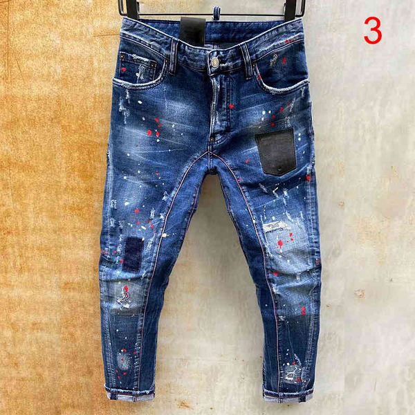 

luxury brand pants and jeans shorts mens designers jeans blue hole ripped pants fashion italy style skinny denim pant biker mot