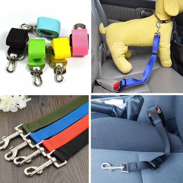 

dog collars & leashes pet cat car seat belt for accessories goods animals adjustable harness lead leash small medium travel clip french bull